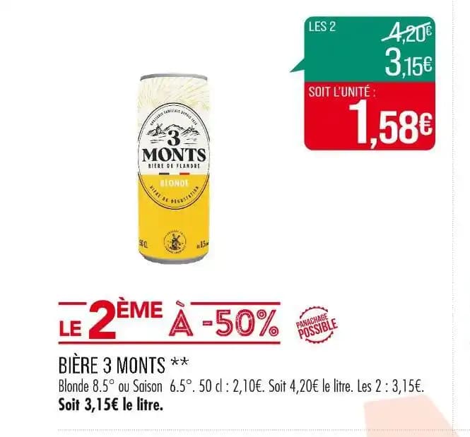 3 MONTS BIÈRE