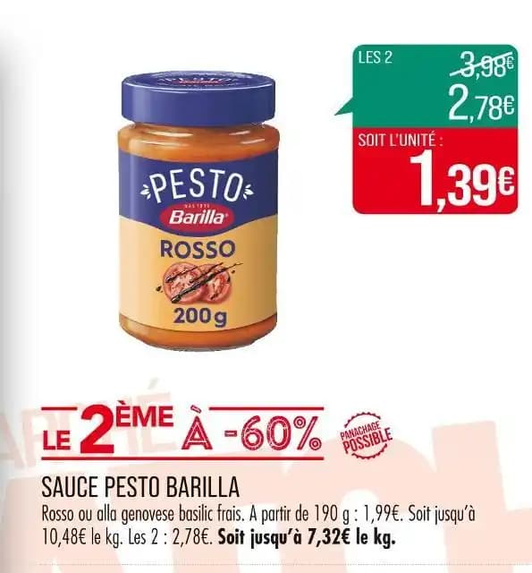 BARILLA SAUCE PESTO