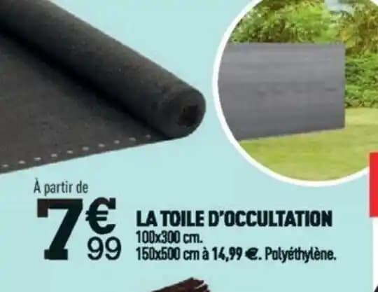 LA TOILE D'OCCULTATION