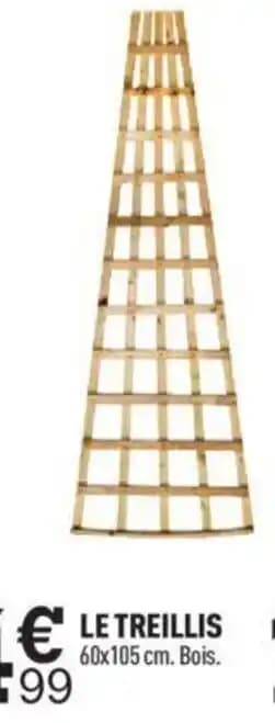 LE TREILLIS 60x105 cm.