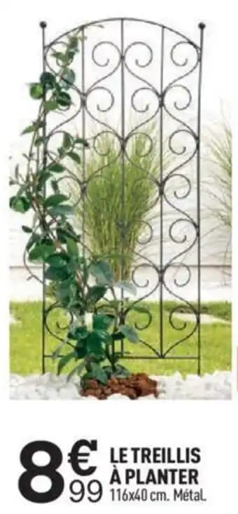LE TREILLIS À PLANTER