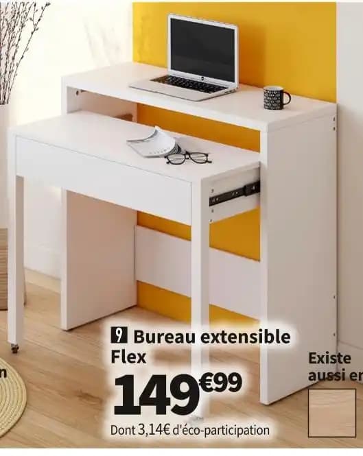 BUREAU 93 CM FLEX