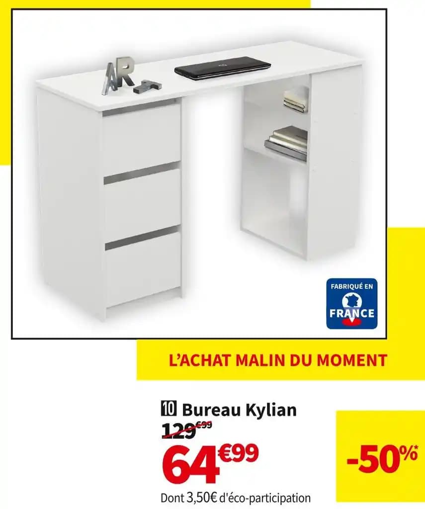 BUREAU 113.5 CM KYLIAN