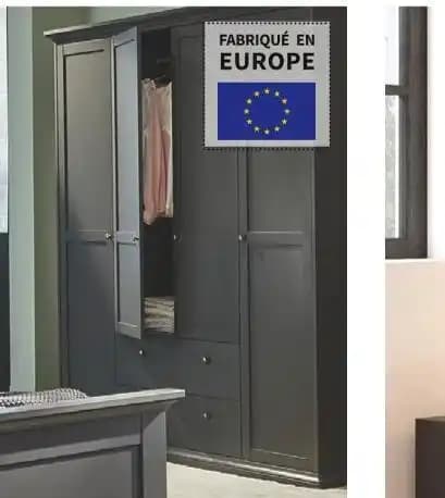 Armoire 3P + 1M Minkee