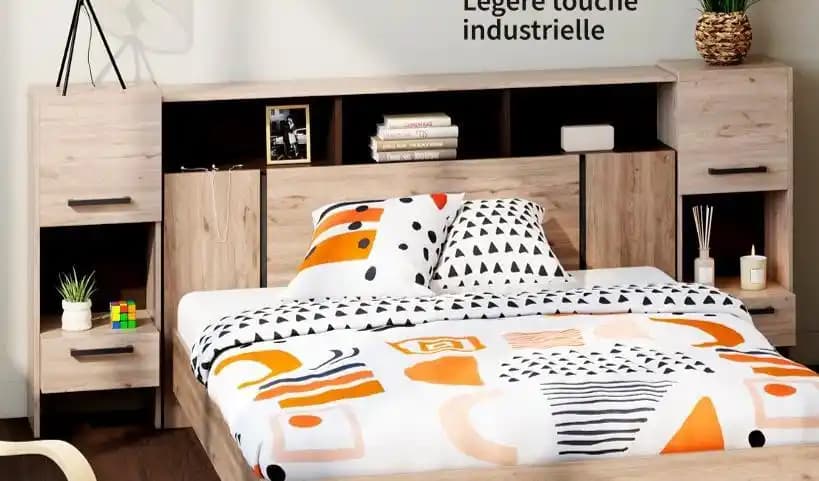 Lit adulte 140x190 cm