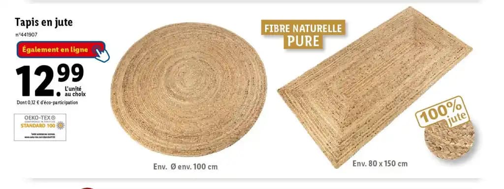 Tapis en jute