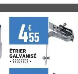 ÉTRIER GALVANISÉ