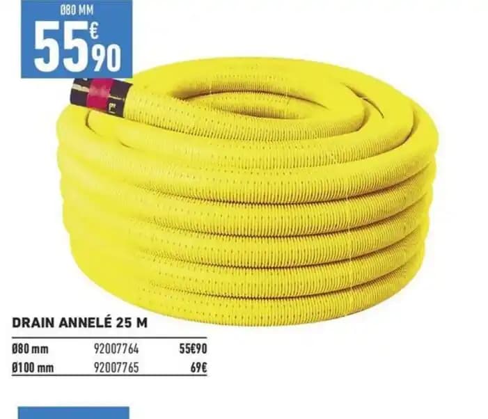 DRAIN ANNELÉ 25 M