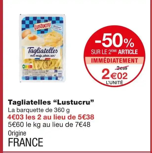 Lustucru Tagliatelles