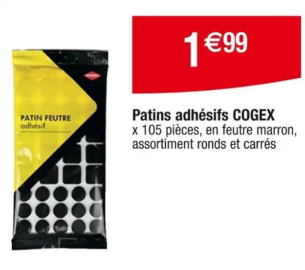 COGEX Patins adhésifs