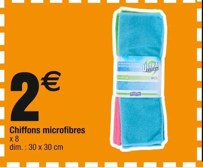 Chiffons microfibres