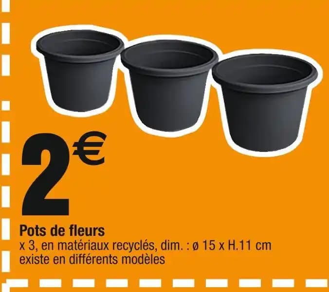 Pots de fleurs