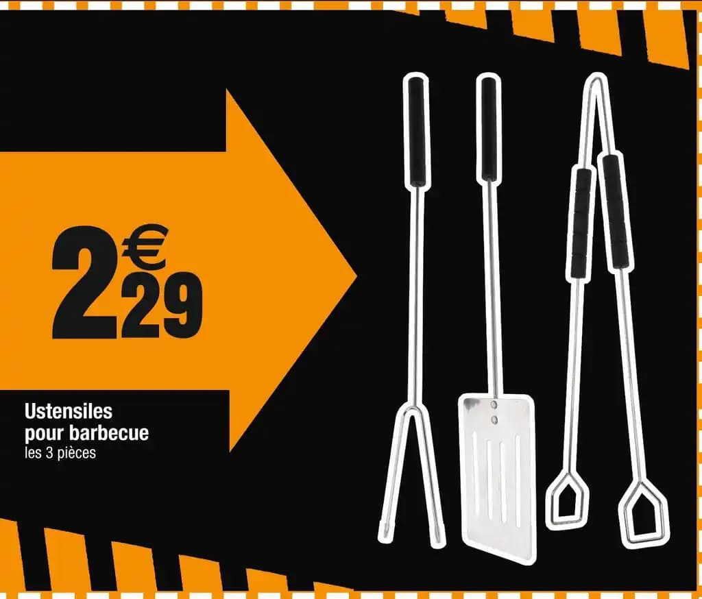 Ustensiles pour barbecue