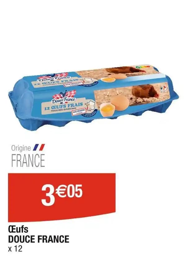 DOUCE FRANCE Œufs