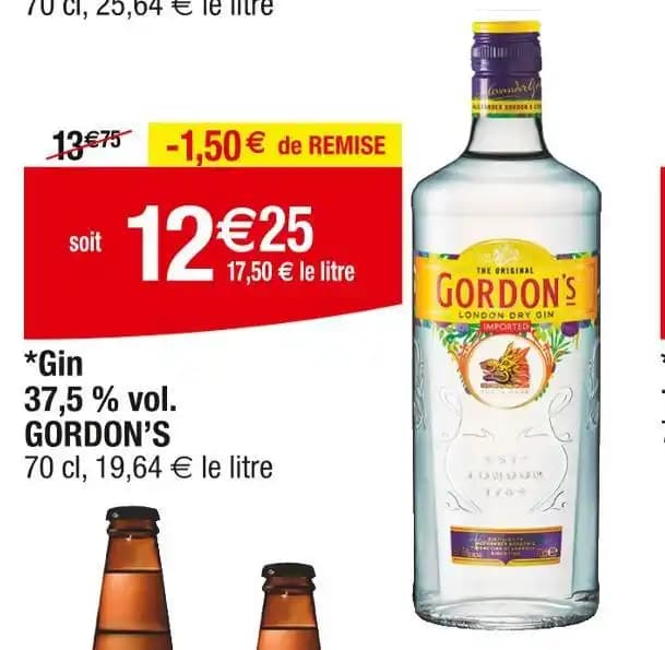 GORDON’S Gin 37,5 % vol