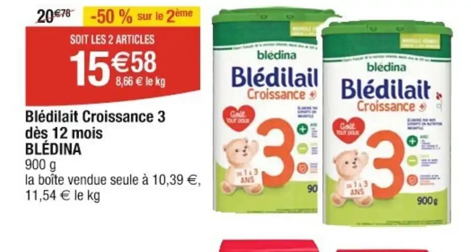 Blédilait Croissance 3