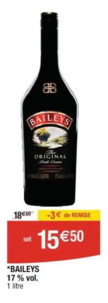 *BAILEYS 17% vol. 1 litre