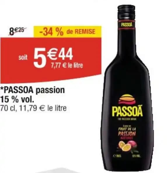 *PASSOA passion 15% vol.