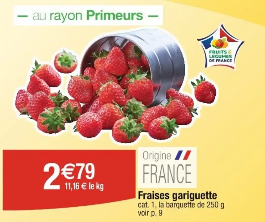 Fraises gariguette