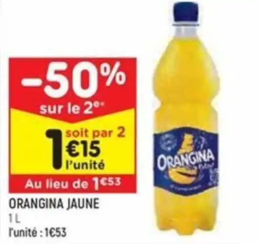 ORANGINA JAUNE 1L