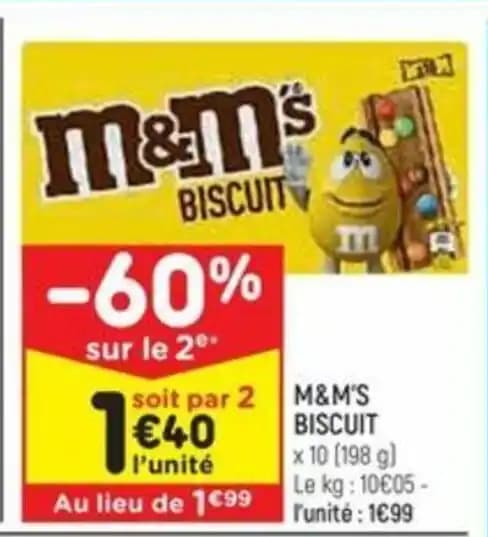 M&M'S BISCUIT