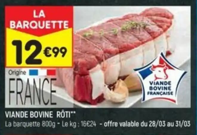 VIANDE BOVINE RÔTI**