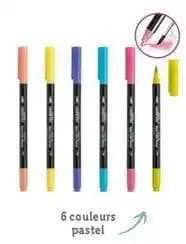 6 couleurs pastel