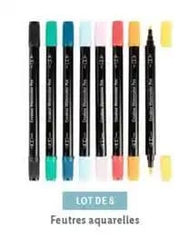 Feutres aquarelles
