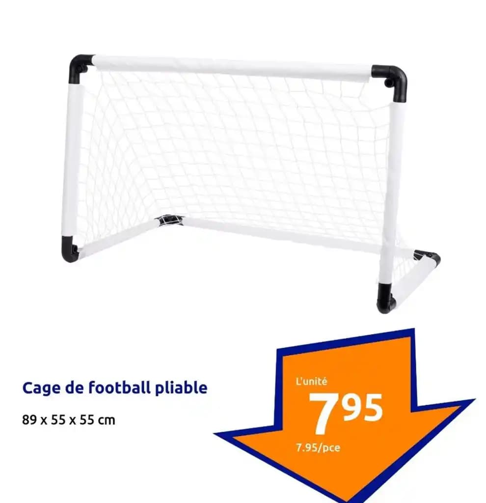Cage de football pliable