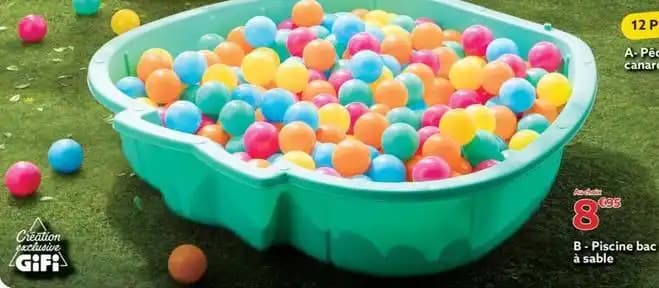 Piscine bac à sable