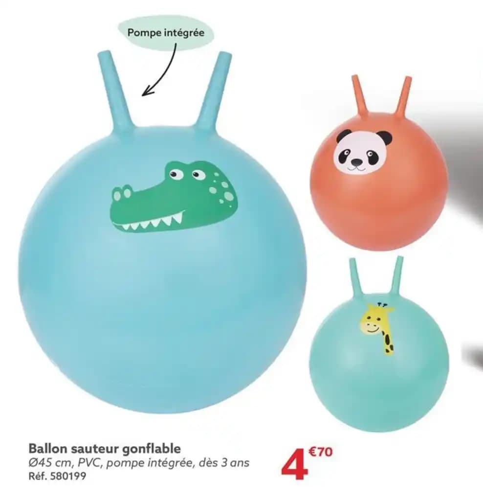 Ballon sauteur gonflable