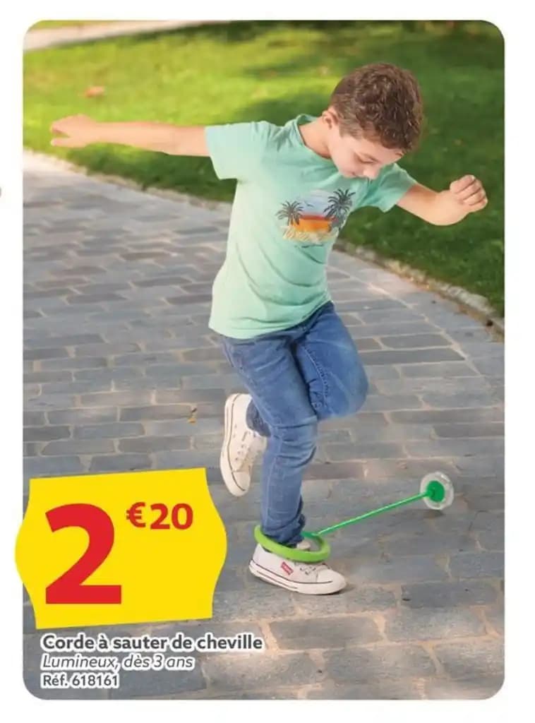 Corde à sauter de cheville