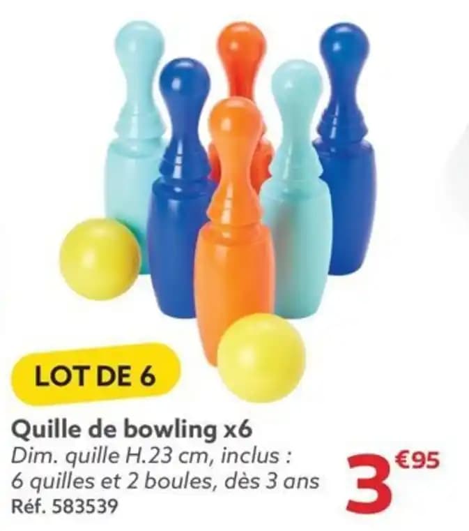 Quille de bowling x6