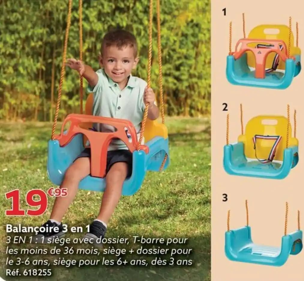 Balançoire 3 en 1