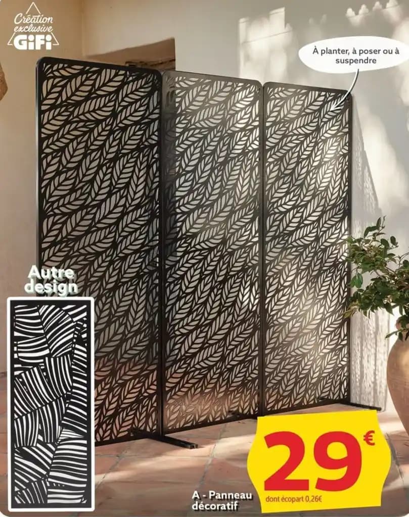 A - Panneau décoratif