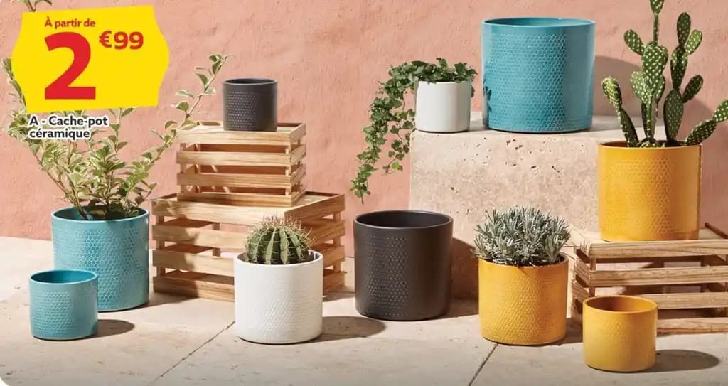 Cache-pot céramique