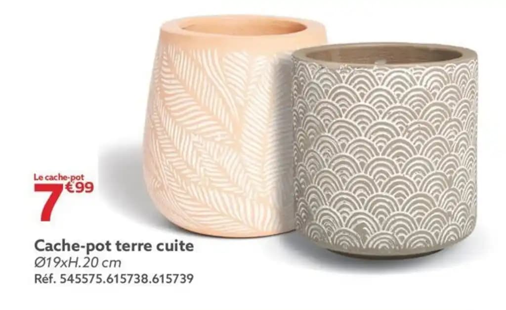 Cache-pot terre cuite