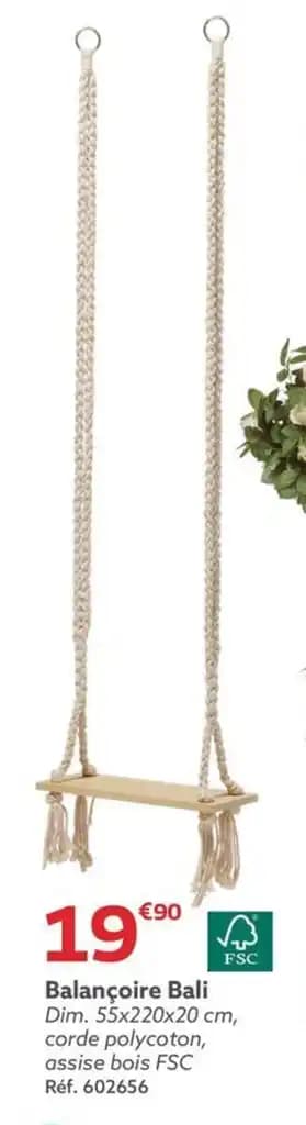 Balançoire Bali
