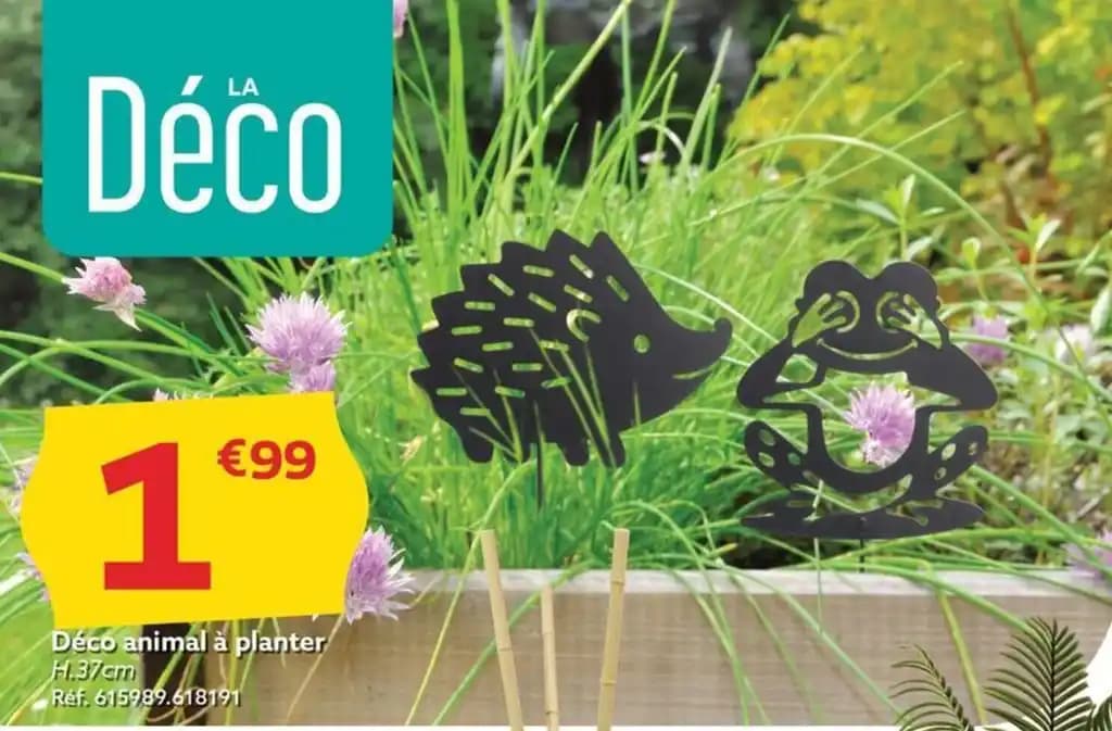 Déco animal à planter