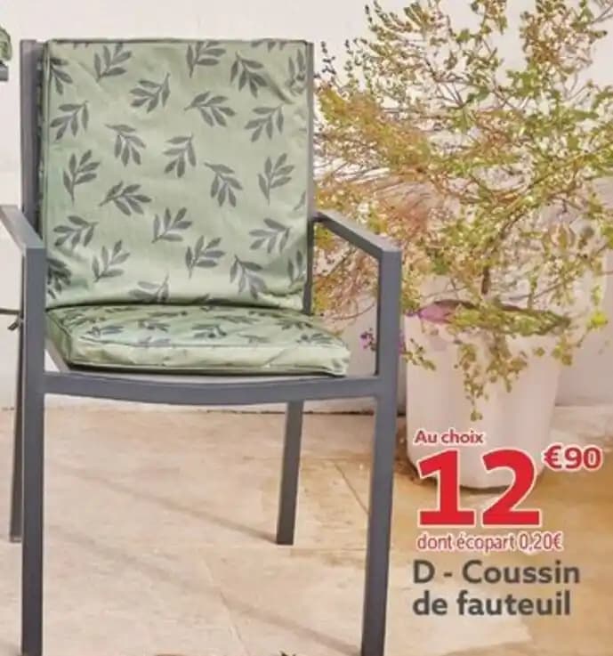 Coussin de fauteuil