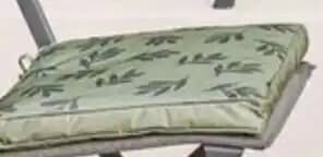 Galette de chaise bicolore