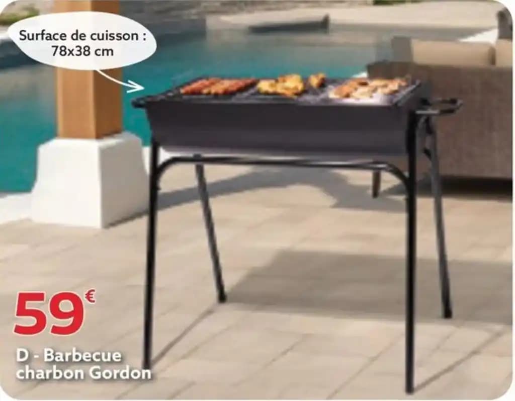 Barbecue charbon Gordon