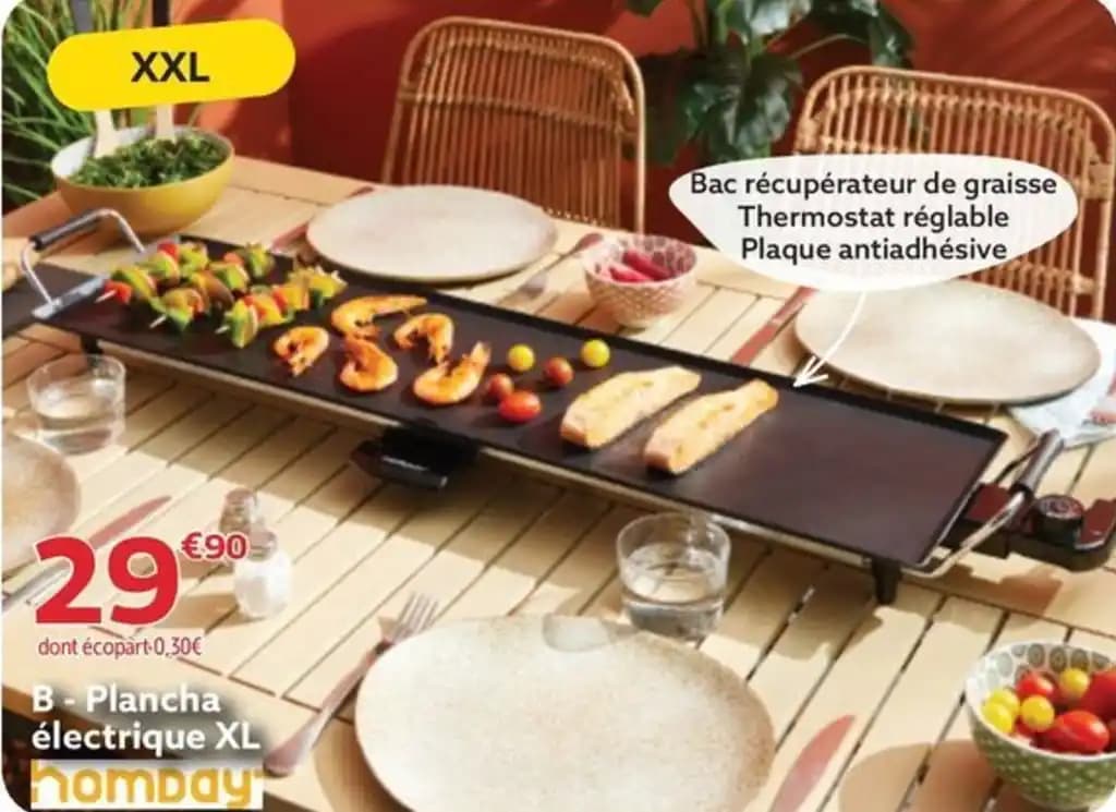 Plancha électrique XL