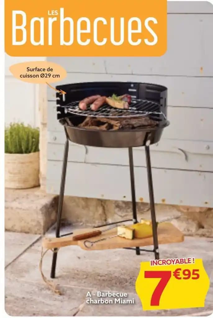 Barbecue charbon Miami