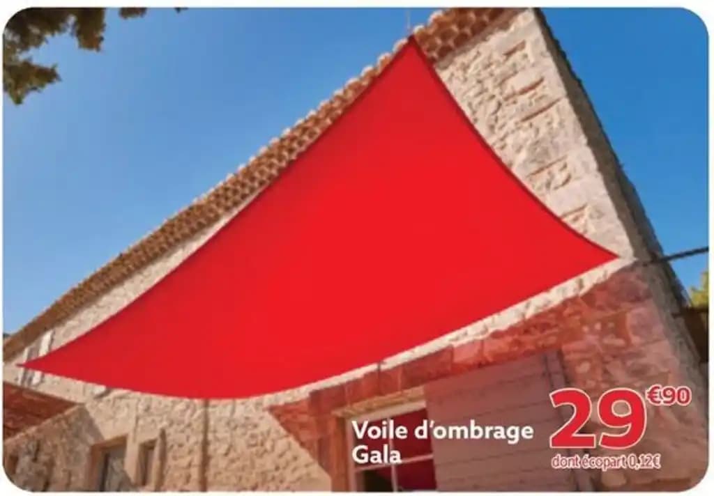 Voile d'ombrage Gala