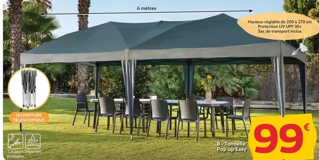 Tonnelle Pop up Easy
