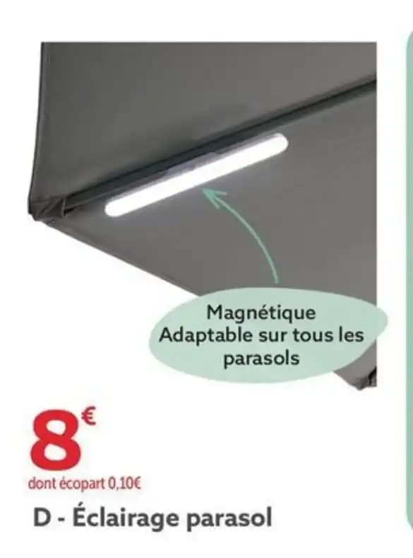 Éclairage parasol