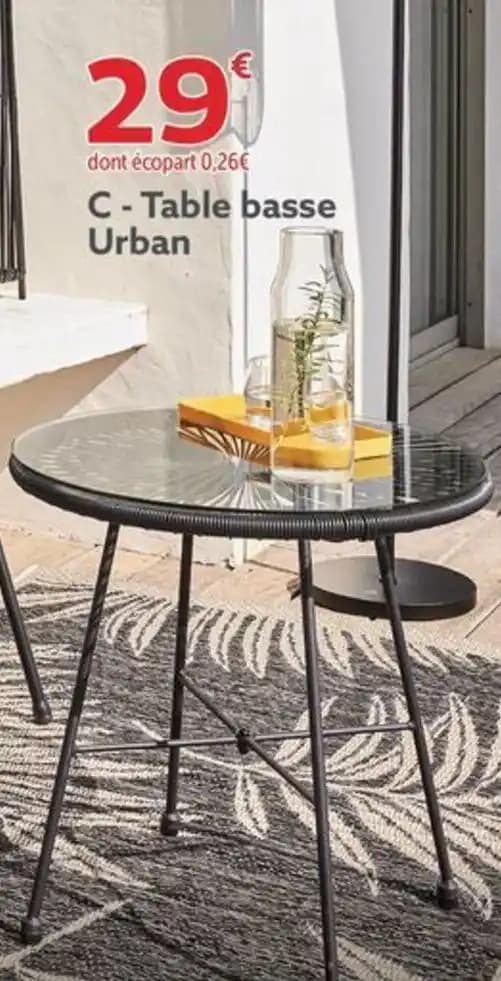 Table basse Urban