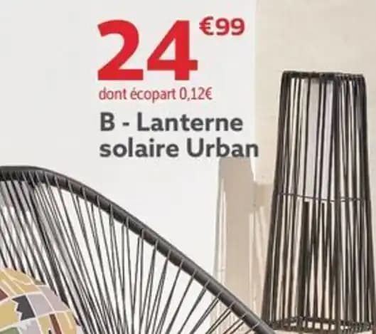 Lanterne solaire Urban