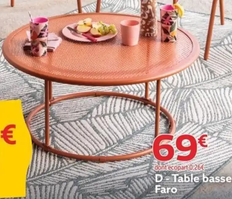 Table basse Faro